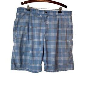 Blue Plaid Men's Shorts